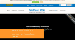Desktop Screenshot of neomed.edu