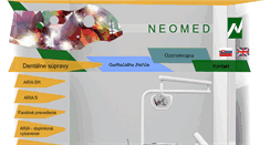 Desktop Screenshot of neomed.sk
