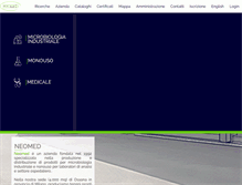 Tablet Screenshot of neomed.it